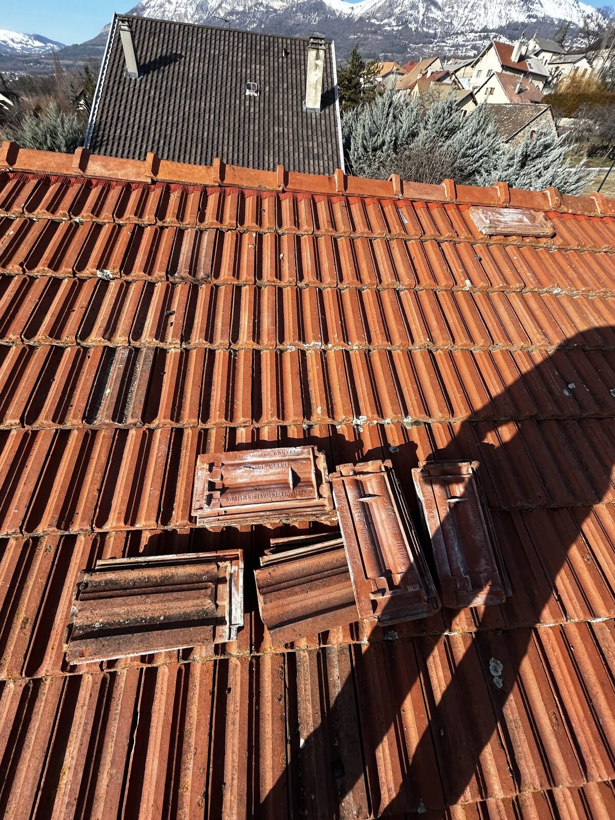 Façade de chalet en bois rénovée en Isère